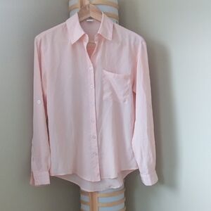 Ptp19" Sans Souci Light Pink Casual Button Down Shirt